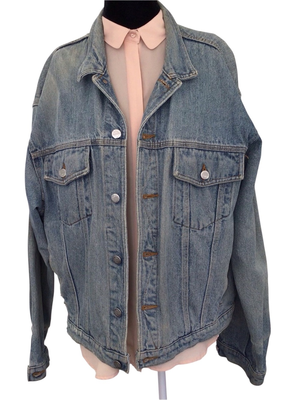 Vintage 80s Harley Davidson Denim Jean Jacket